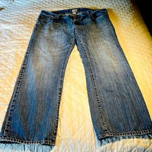 GAP easy-authentic jeans, used, outgrown. Years of wear left.
